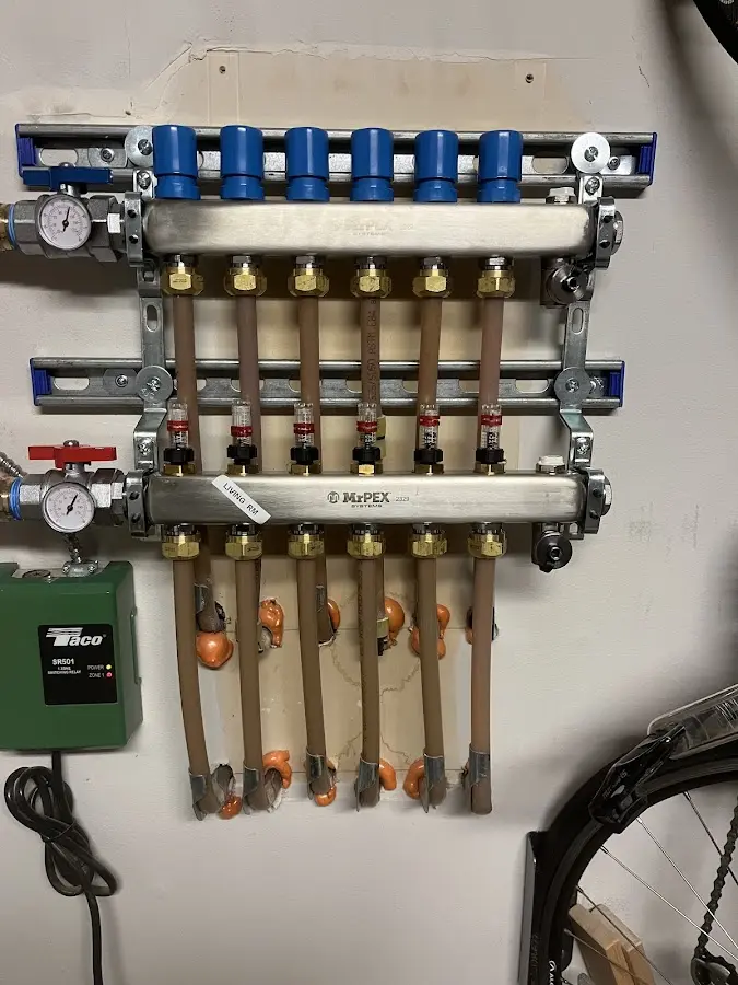 Plumber performing Leak Detection at a residential property in Locust Grove